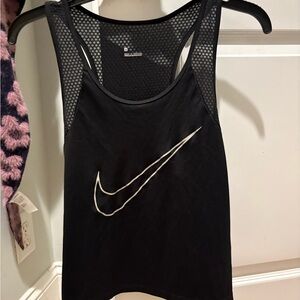 Nike Women's Black Mesh Tank Top